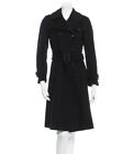 Burberry Black Wool Cashmere coat women Sz 4
