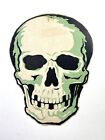 Vintage Skull Die Cut Diecut Halloween Decoration Skeleton HE LURHS? MERRI-LEI?