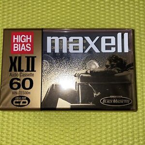 Maxell XLII 60 Minute High Bias Audio Cassette Tape New Sealed
