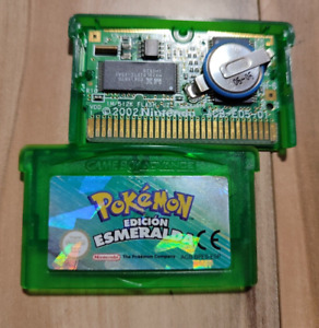 Pokemon Emerald (Esmeralda) Game Boy Advance GBA (Authentic Spanish) Excellent!