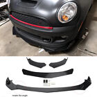 For MINI COOPER R53 R56 R58 R60 F56 F60 Front Bumper Lip Splitters Glossy Black (For: More than one vehicle)