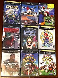 New ListingGameCube Game Lot Of 9, Many First Party! - Luigi’s Mansion, Mario, Star Fox +