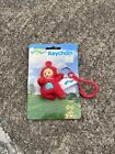 Vintage Applause Teletubbies yellow Po Plush Keychain/ Backpack Clip New Red J2
