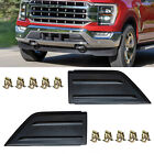 L&R For 2021-23 Ford F150 Front Bumper Pads Guards Inserts Trim Caps Cover Grill (For: 2021 F-150)