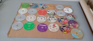 Lot Of 24 Children DVD Movies Cartoons Very Good Condition Soft DVD 100ct Case