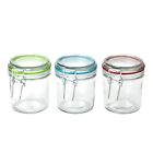 Mainstays Kitchen Storage 9.4-Ounce Clear Glass Lock Lid Jar with Silicon Gasket