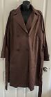 AUTOGRAPH Chocolate, Suede Trench Coat -20- NWT rrp $169.99