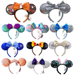 Disney Parks Loungefly Minnie Mouse Ears Chirstmas Belle WDW 50th Bow Headband