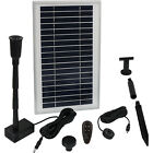 105 GPH Solar Pump and Panel Kit with Battery Pack - 55 in Lift by Sunnydaze