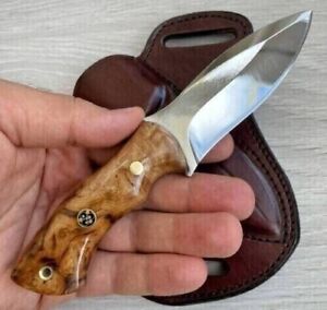Custom handmade Hunting Knife Carbon Steel 1075 and Bushcraft Knife with sheath