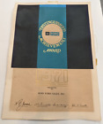 Ford Distinguished Achievement Award Poster Ross Ford Sales PA 1971 R E Jones
