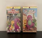 New ListingLot Of 2 Barney VHS Walk around the Park 1983 & What A World We Share 1998