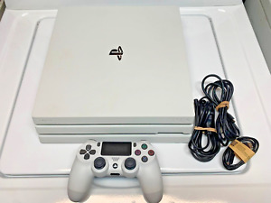 Sony PlayStation 4 Pro 1TB Console - Glacier White Complete Great Condition!