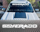 Silverado Windshield Banner Ripped Effect Decal Sticker Fits Chevrolet Chevy