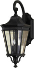 OL5401BK Cotswold Lane Outdoor Patio Lighting Wall Lantern, Black, 2-Light (9