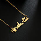 Stainless Steel Personalized Custom Name Necklace Birthday Gift Women Jewelry