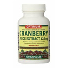 Optimum Cranberry Juice Extract 425mg Supplement Urinary Health 100ct Pack of 3