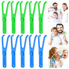 10Pcs Dental Floss Holder Y Shape Plastic Dental Floss Rack Reusable Floss Pick☿