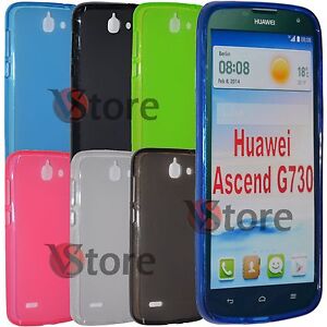 Case Cover For Huawei Ascend G730 Gel Silicone TPU Retro Matte