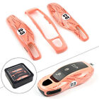 For Porsche Cayenne Panamera 911 Remotes Key Fob Auto Pink Pig Case Shell Cover