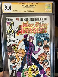 New ListingWEST COAST AVENGERS #1 CGC 9.4 BOB HALL SIGNATURE SERIES - REMARKED WHITE PAGES!