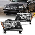 Halogen Pair Headlamp For 2011-2013 Jeep Grand Cherokee/11-17 Compass Headlights (For: Jeep Grand Cherokee)