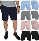 Mens Stretch Chino Shorts Casual Flat Front Slim Fit Spandex Half Pant