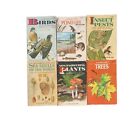 Lot of 6 VTG Golden Nature Guides Trees Birds Pond Life Insects Sea Shells Plant