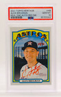 2021 Topps Heritage ALEX BREGMAN Real One Auto RED INK 33/72 Astros GEM PSA 10
