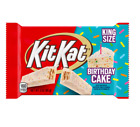 931541 1 X85G KING SIZE KITKAT LIMITED EDITION BIRTHDAY CAKE WHITE CHOCOLATE BAR