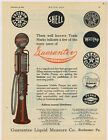 1920 Guarantee Liquid Measure Co. Ad: Visible Gas Pump - Rochester, Pennsylvania