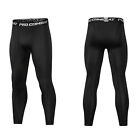Mens Compression Base Thermal Layer Workout Leggings Gym Sports Training Pants