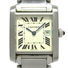 Auth Cartier Tank Francaise MM W51011Q3 Wrist Watch Silver