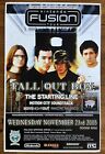FALL OUT BOY Tour Poster - 2005 Nintendo Fusion Tour  Toms River, NJ RARE - Mint