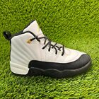Nike Air Jordan 12 Retro Boys Size 13C White Athletic Shoes Sneakers 151186-170