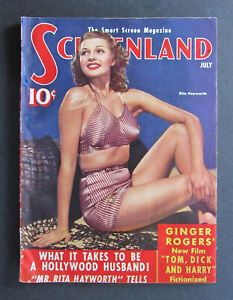 Rita Hayworth 1941 SCREENLAND magazine GINGER ROGERS Orson Welles
