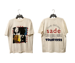 SALE!!_Sade Love Deluxe Tour 1993 T-Shirt, Vtg 90s Sade Album Concert T-Shirt