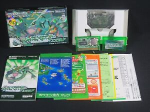 Pokemon Emerald Game boy Advance GBA gameboy Nintendo Japan authentic tested box