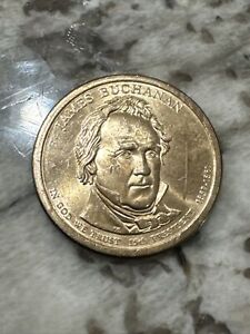 RARE Antique James Buchanan $1 Dollar Coin 1857-1861 -  - 15th President