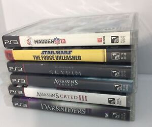 PS3 Bundle games PlayStation 3 Mixed Titles Lot Of 6  untested scratches scuffs