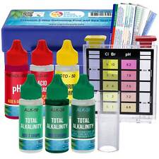 5-Way Swimming Pool & Spa Test Kit, pH, Chlorine, Bromine Alkalinity Acid Demand