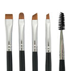 Benlily Eyebrow Brushes Set Eyeliner Groom Kit, Angled Flat Shader Spoolie Brush