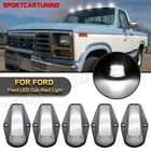 5Pcs Clear LED Cab Roof Running Mark Lamps for Ford 1984-1996  F-150 F-250 F-350