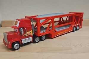 Disney Pixar Cars Rust-eze Lightning McQueen Transport Semi Mack Hauler