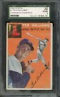 1954 Topps Baseball #1 Ted Williams SGC 2