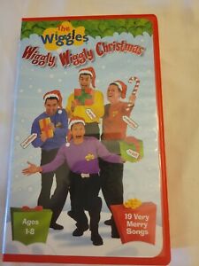 Wiggles, The: Wiggly Wiggly Christmas (VHS, 2000) RED CLAMSHELL FREE S/H