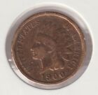 1900 Indian Head Penny US Coin Collection Liberty Shield Rare Old Nice Detailed