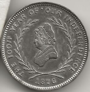 (1876) Martha Washington Memorial Medal Centennial Of Independence