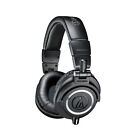 Audio Technica ATH-M50X Pro Monitor Studio Headphones Black 3 Detachable Cable