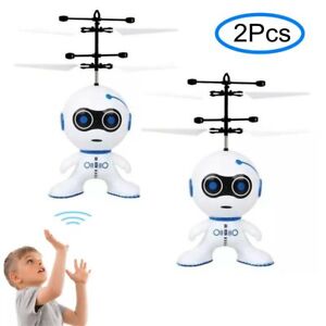 2Pcs Toys for Boys Age 3 4 5 6 7 8 Year Old Kids Flying Robot MiniDrone Children